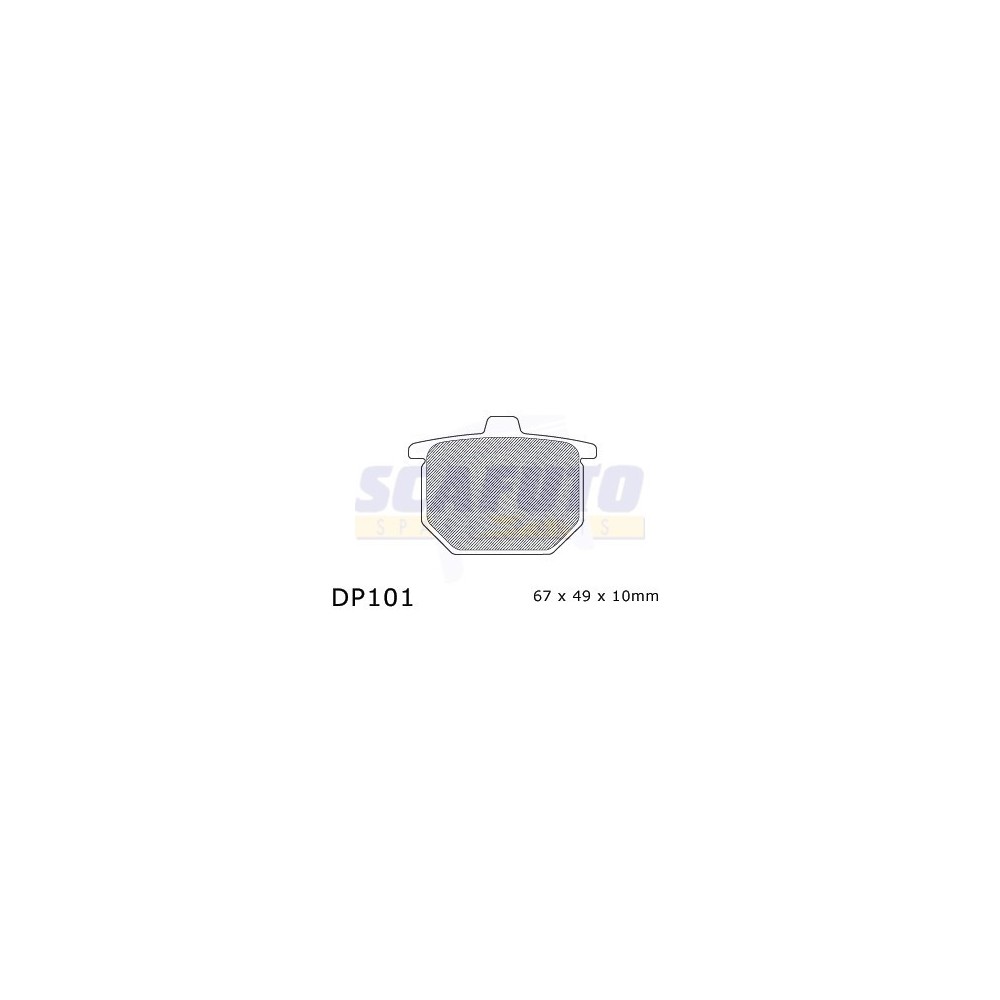 Pastiglia freno HONDA DP101 Ant.