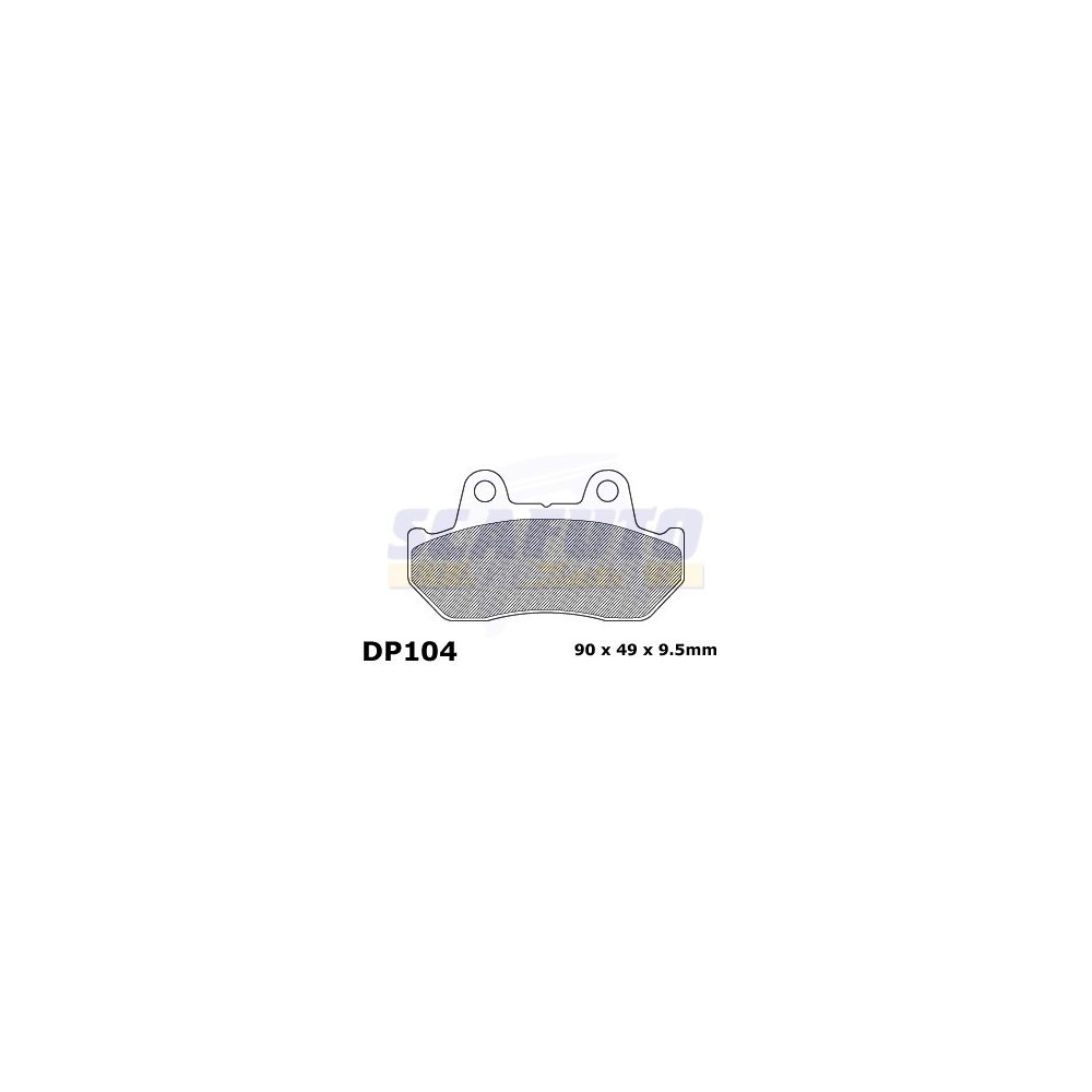 Pastiglia freno HONDA DP104 Ant.