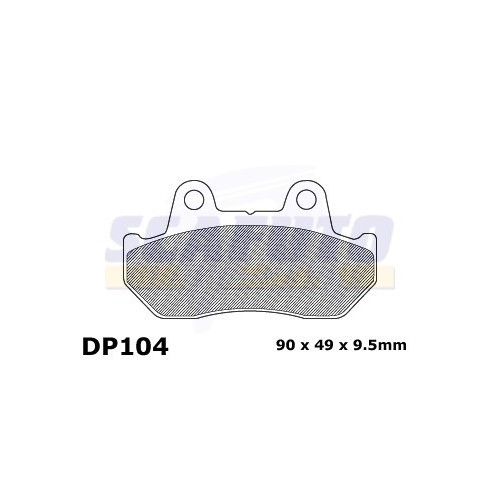 Pastiglia freno HONDA DP104 Ant.