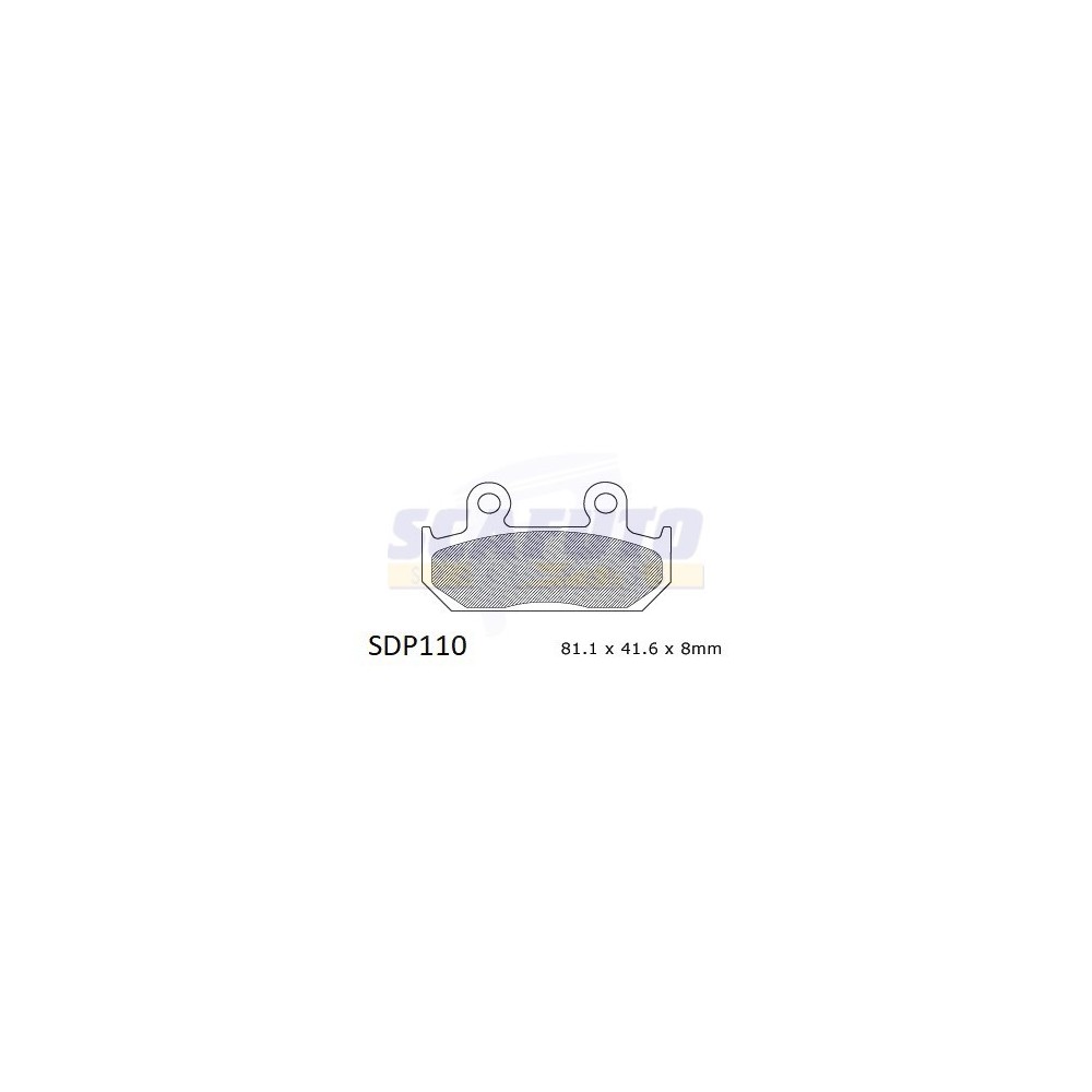 Pastiglia freno HONDA SDP110 Ant.