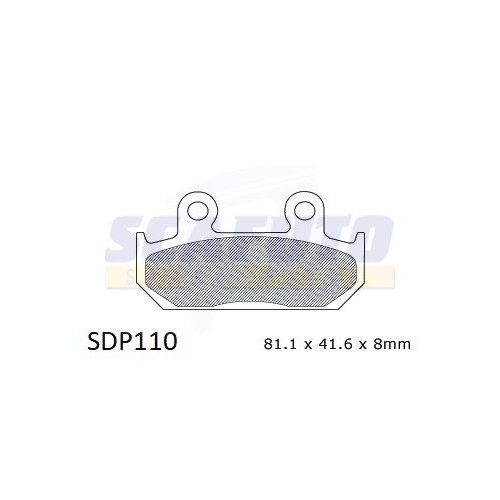 Pastiglia freno HONDA SDP110 Ant.