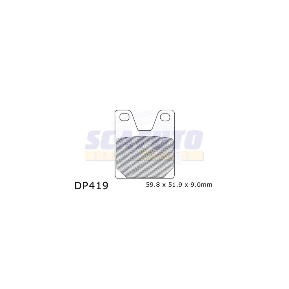 Pastiglia freno YAMAHA DP419 Post - Motoricambi Shop