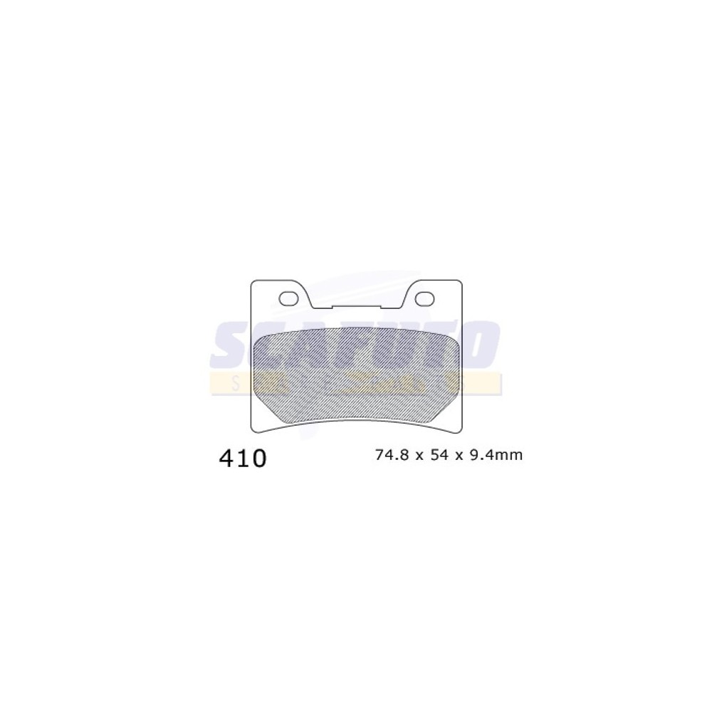 Pastiglia freno YAMAHA DP410 Ant.
