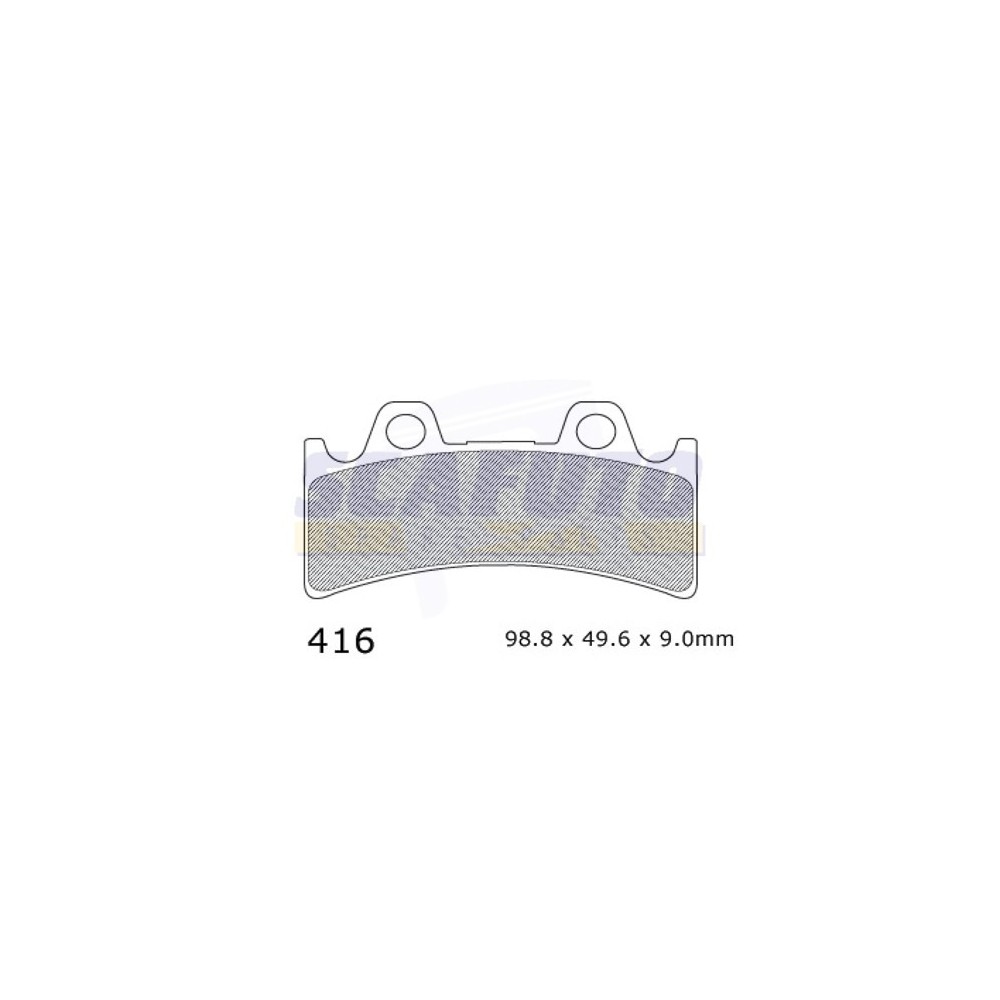 Pastiglia freno TRIUMP-YAMAHA DP416 Ant.